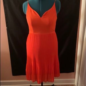 Orangish Red dress
